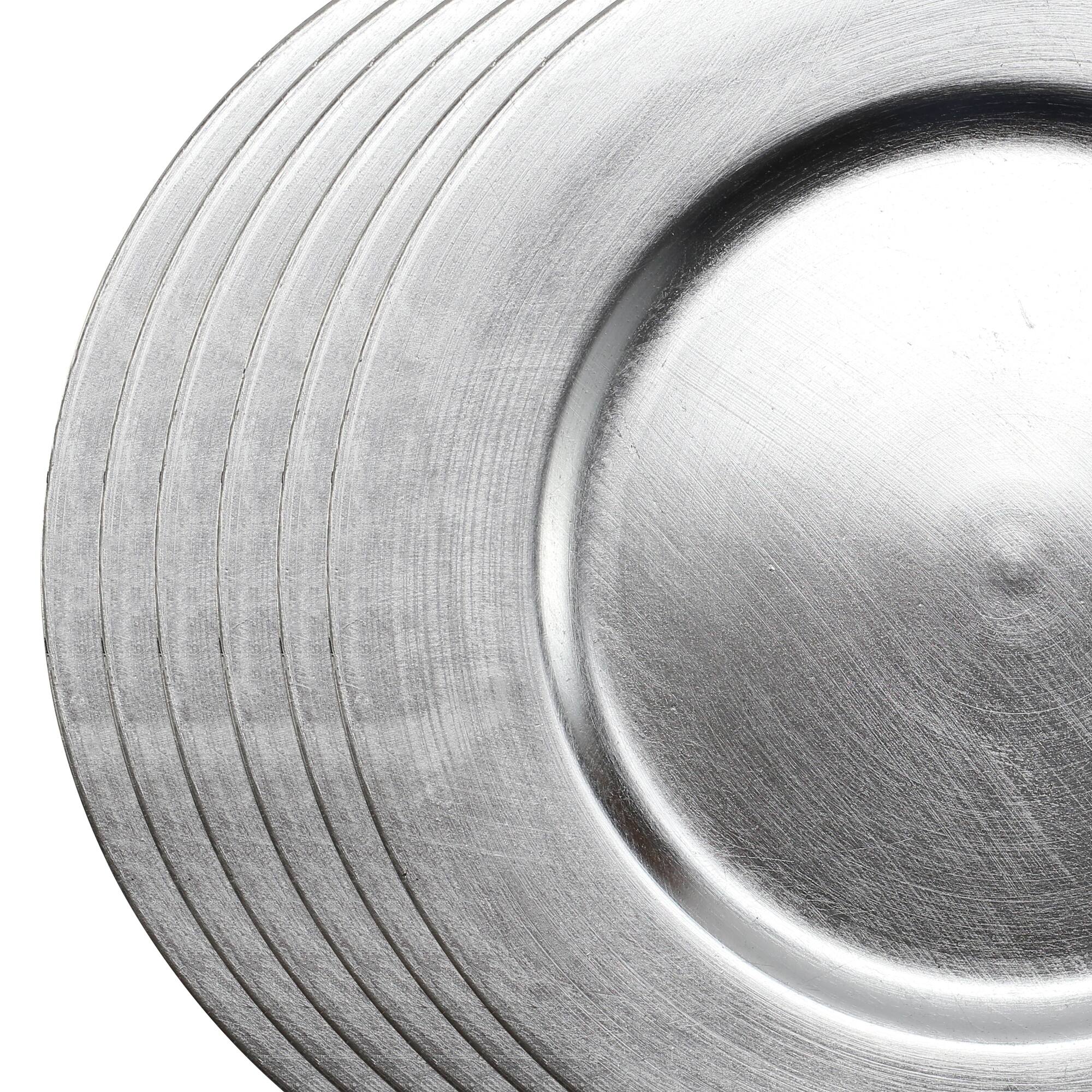 Silver Charger Set by Celebrate It™ 6ct.